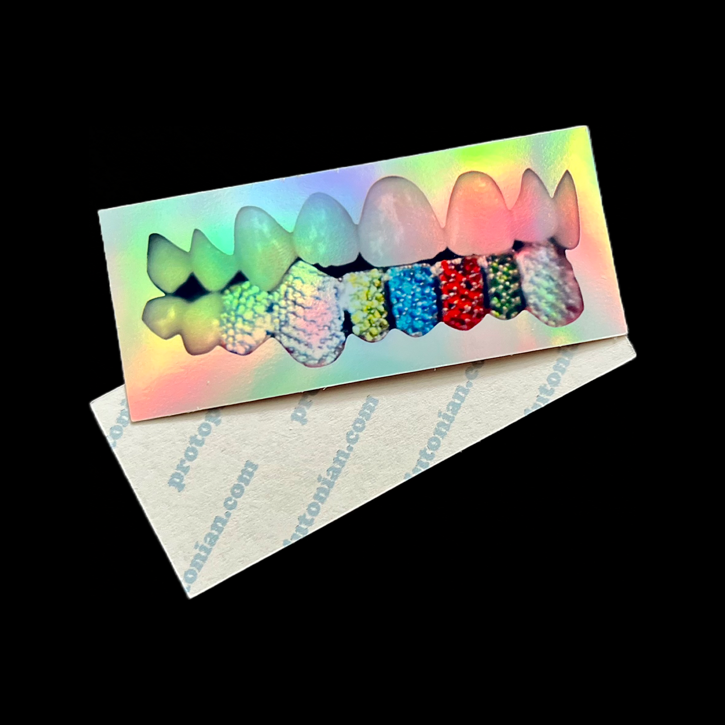 Holographic Tooth Henderson Sticker
