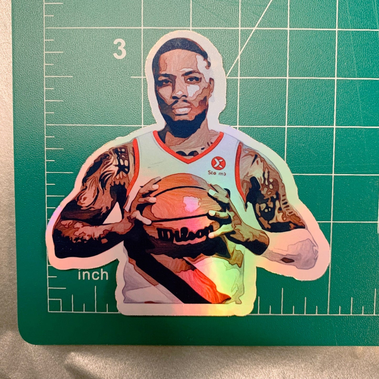 Holographic Damian Lillard Sticker