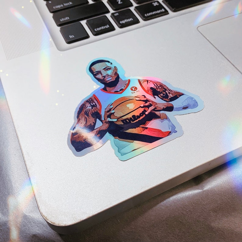 Holographic Damian Lillard Sticker