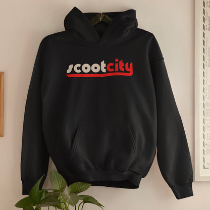 Scoot City Hoodie in Black PRE-ORDER (SHIPS IN 2-3 WEEKS)