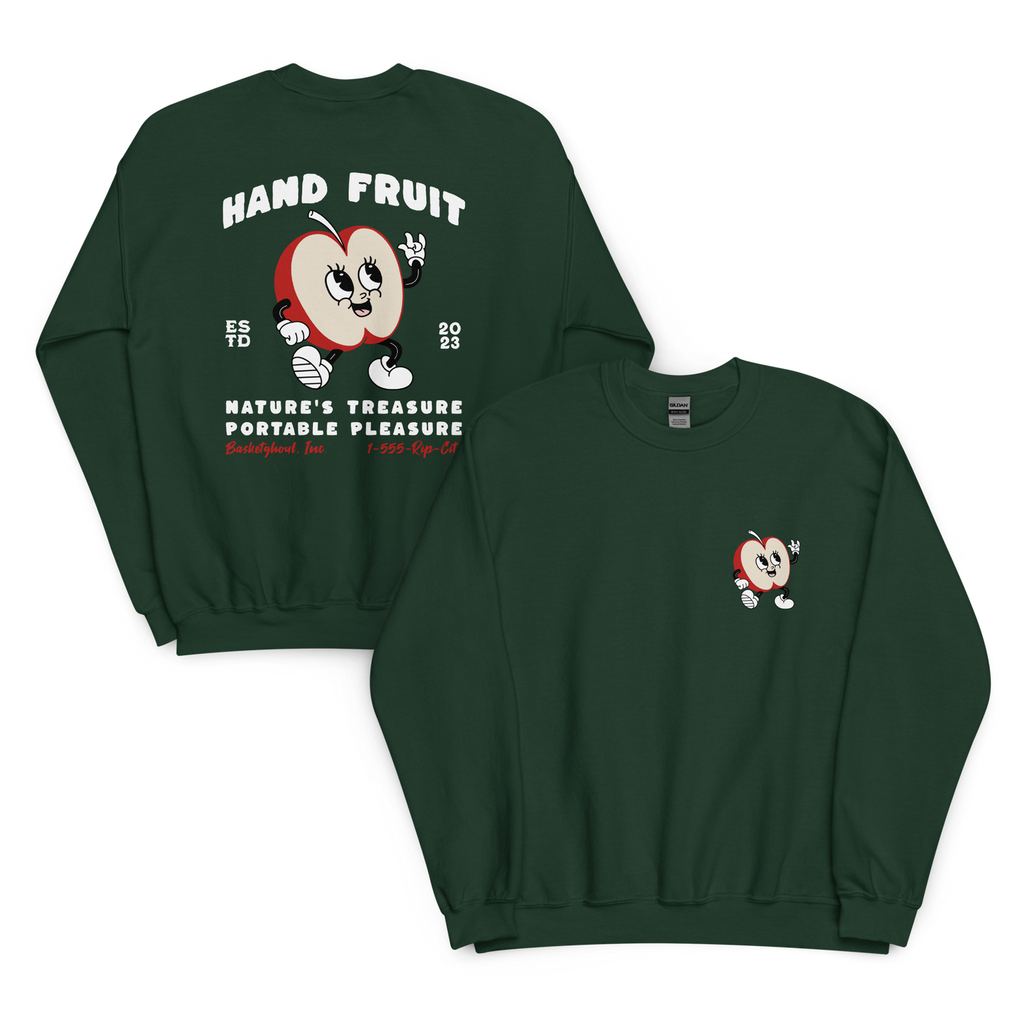 Hand Fruit Crewneck (SHIPS IN 1-3 WEEKS)