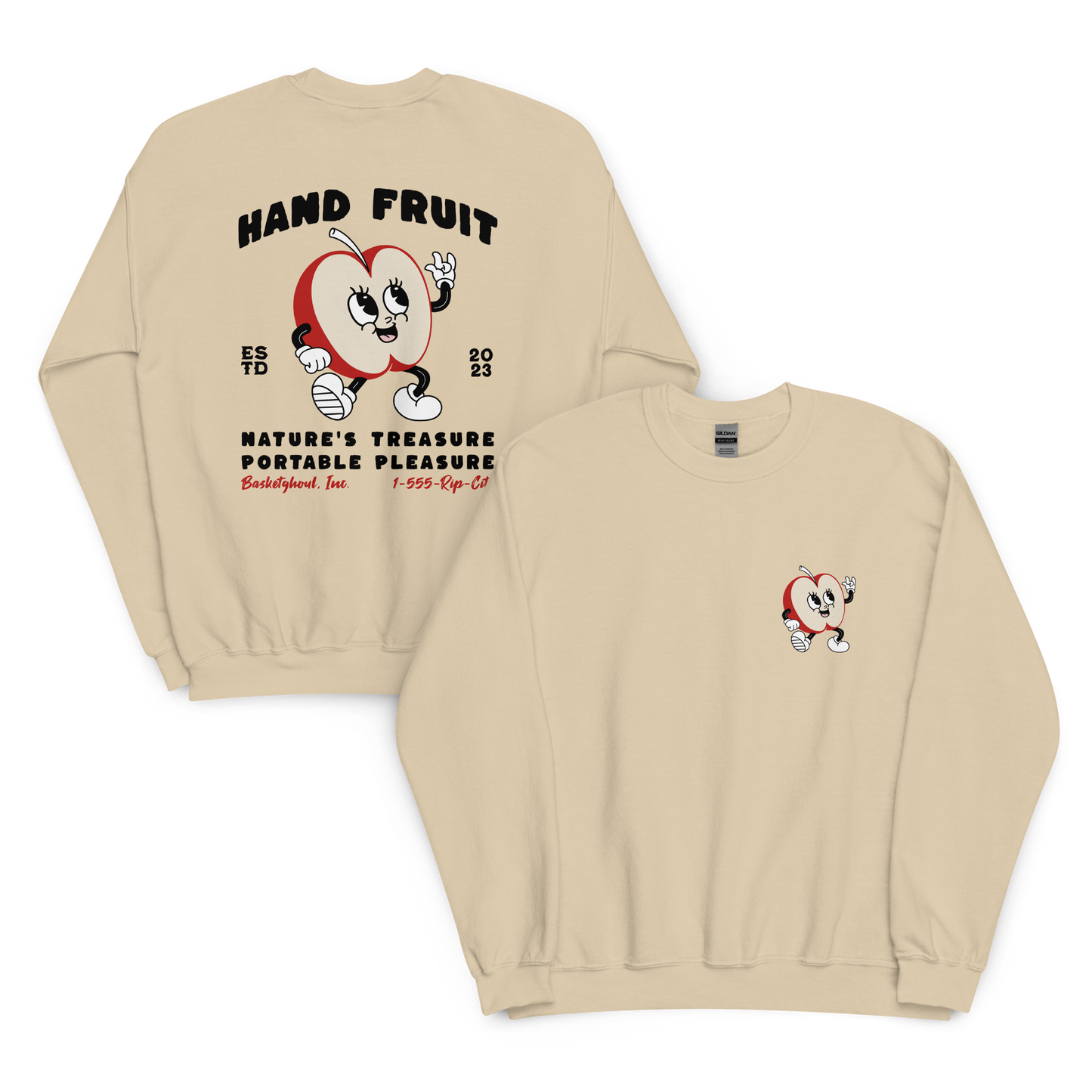 Hand Fruit Crewneck (SHIPS IN 1-3 WEEKS)