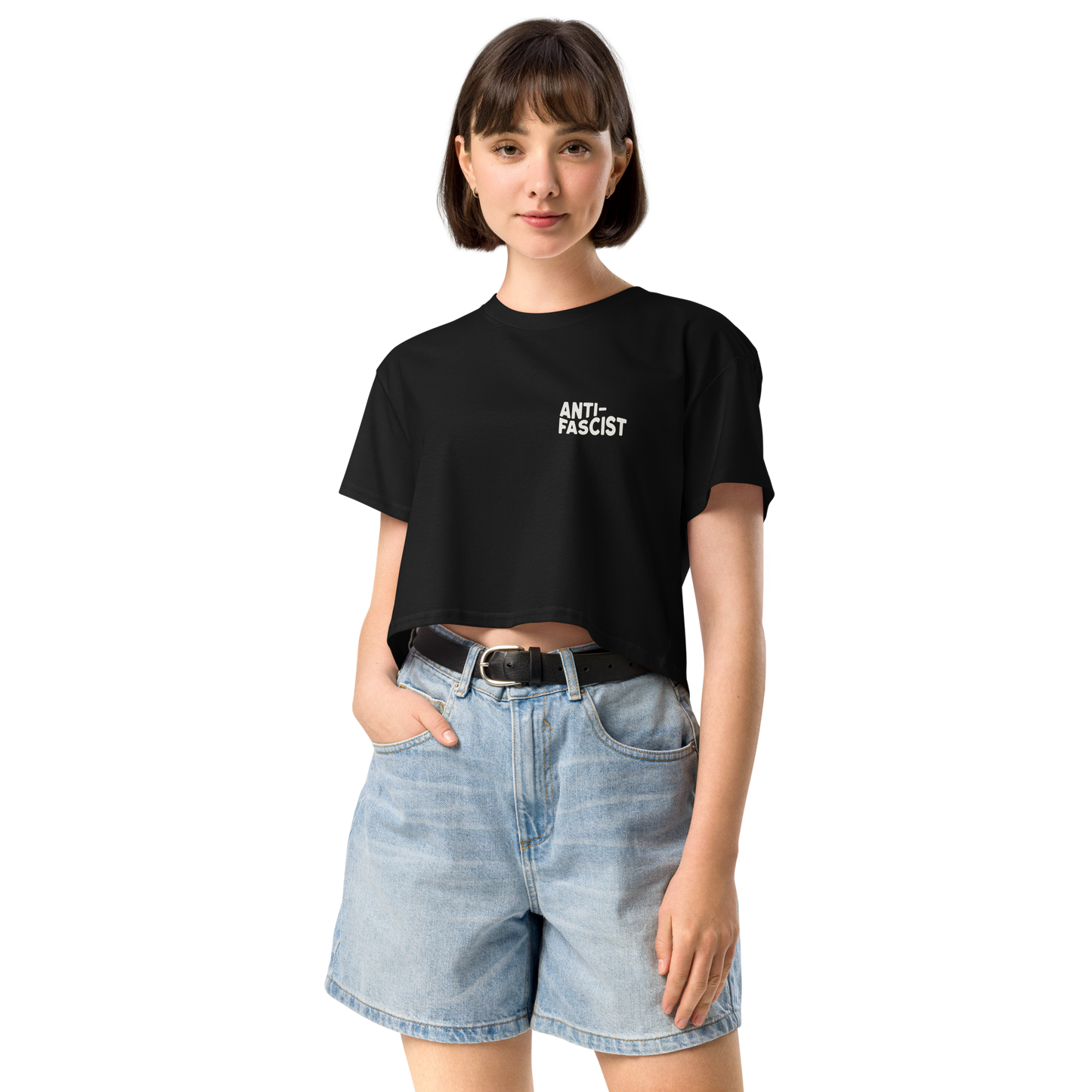 Anti-Fascist Boxy Tee (SHIPS IN 1-3 WEEKS)