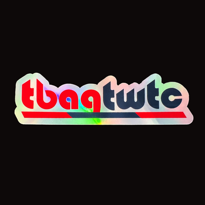 Holographic TBAGTWTC Sticker