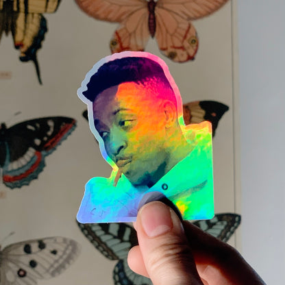 Holographic Sassy CJ McCollum Sticker
