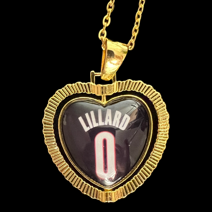 Damian Lillard Rhinestone Pendant Necklace