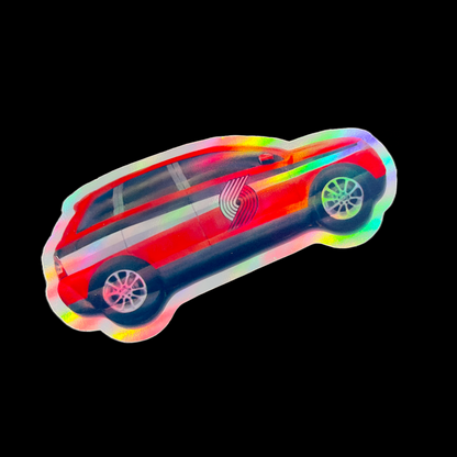 Holographic Blazers Blimp Sticker