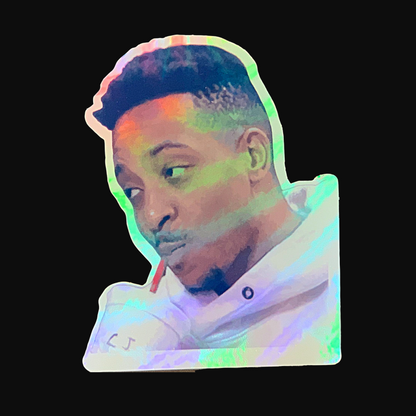 Holographic Sassy CJ McCollum Sticker