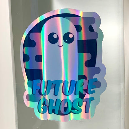 Holographic Future Ghost Sticker