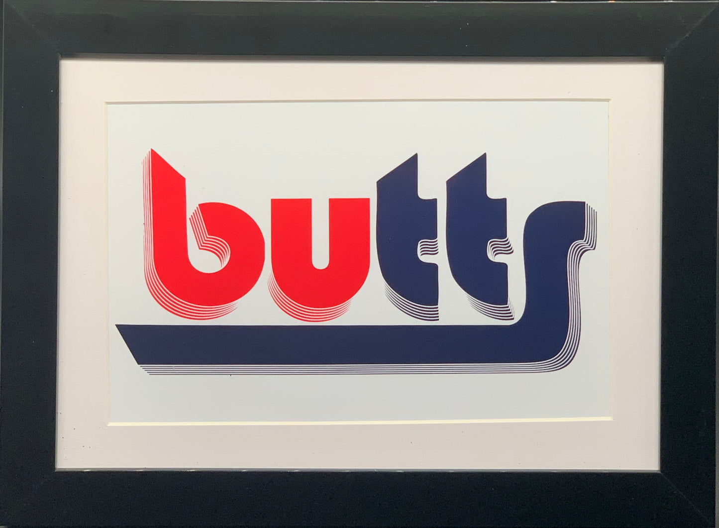 Blazers Butts Logo Mini Print